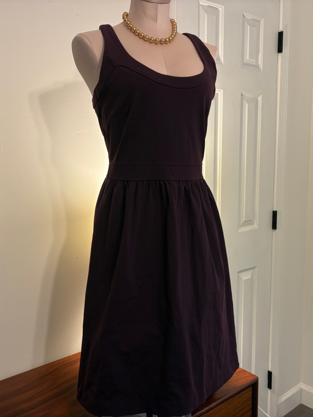 Size M Deep Plum Midi dress by Cynthia Rowley